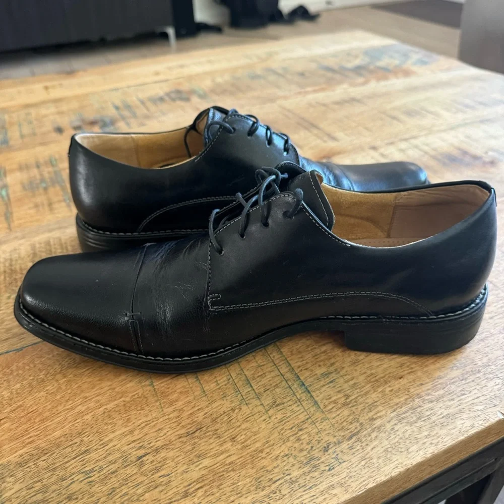 Sandro Moscolini Cap Toe Leather Derby Mens Dress Shoes Size 11.5 D